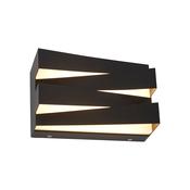 Section LED Wall Light, Sand Black Metal image