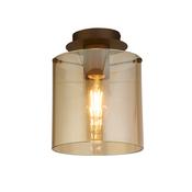 Sweden 1Lt Flush - Mocha Metal &amp; Amber Glass image
