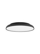 LINUS 3000K Triac Dimmable Sandy Black Aluminium &amp; Acrylic LED 50 Watt 220-240 Volt 3741Lm IP20 D: 60 H: 9 cm image
