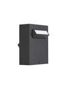 ZELDA Black Aluminium &amp; Anti-Glare Acrylic Diffuser LED 9 Watt 571Lm 3000K 220-240V IP65 L: 12 W: 9.4 H: 15 cm