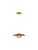 FOX Gold Metal LED E27 1x12 Watt 230 Volt IP20 Bulb Excluded D: 33 H: 150 cm Adjustable height image