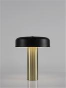 PANDORA Gold &amp; Black Aluminium &amp; Acrylic LED 18 Watt 230 Volt 733.9Lm 3000K IP20 Cable Length: 175 cm D: 25 H: 31 cm image