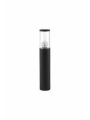 ZOSIA Dark Grey Aluminum &amp; Clear Acrylic LED E27 1x12 Watt 220-240 Volt Bulb Excluded IP65 D: 9 H: 50 cm