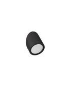 CAPO Sandy Black Aluminium &amp; Tempered Glass Diffuser LED 3 Watt 184.3Lm 3000K 220-240V IP65 D: 7 W: 6.4 H: 10.5 cm image