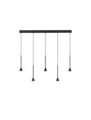 NET Triac Dimmable Black Aluminium LED 27 Watt 220-240 Volt 1301Lm 3000K IP20 L: 110 W: 3.5 H: 150 cm Adjustable Height image