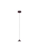 DRO Triac Dimmable Coffee Aluminium LED 6 Watt 220-240 Volt 355Lm 3000K IP20 D: 9.2 H: 150 cm Adjustable Height image