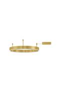 MOTIF Triac Dimmable Brass Gold Aluminium &amp; Acrylic LED 46 Watt 230 Volt 3700Lm 3000K IP20 D: 60 W: 1.2 H: 18 cm image