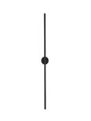 ADEN Sandy Black Aluminium LED 15 Watt 230 Volt 372Lm 3000K IP44 L: 1.5 W: 7.3 H: 90 cm