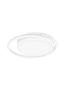 ODREY Sandy White Aluminium &amp; Acrylic LED 22 Watt 230 Volt 1540Lm 3000K IP20 D: 40 H: 5 cm image