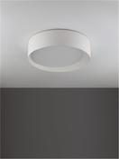 OBY Triac Dimmable Sandy White Aluminium &amp; Acrylic LED 30 Watt 230 Volt 1800Lm 3000K IP20 D: 45 H: 12 cm image