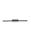 NYX Black Aluminium &amp; Acrylic LED 12 Watt 100-240 Volt 1802Lm 3000K IP44 L: 45 W: 9.5 H: 3 cm