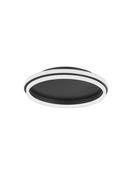 WILLOW Sandy Black Aluminium &amp; Acrylic LED 38 Watt 230 Volt 3761Lm 3000K IP20 D: 45 H: 6 cm