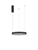 PERRINE Triac Dimmable Sandy Black Aluminium &amp; Acrylic LED 22 Watt 230 Volt 1540Lm 3000K IP20 D: 40 H: 150 cm Adjustable Height image