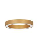MORBIDO CCT Dimmable Brass Gold Aluminium &amp; Acrylic LED 48 Watt 230 Volt 3730Lm 2700K - 4000K IP20 Remote Control Included D1: 60 D2: 46 H:8 cm