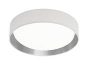 Gianna LED Flush -White Shade Silver Inner image