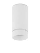 ESCA Sandy White Aluminium &amp; Acrylic LED GU10 1x10 Watt IP20 220-240 Volt Bulb Excluded D: 6 H: 12.5 cm image
