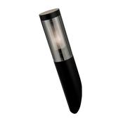 Batton Outdoor Wall Light-Black Metal &amp; Smoked Polycarbonate image