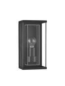 REGINA Anthracite Die-Casting Aluminum &amp; Clear Glass LED E27 1x12 Watt 220-240 Volt Bulb Excluded IP65 L: 15.2 W: 12.2 H: 29.5 cm image