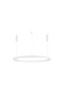 MOTIF 2700-6000K Changing CCT &amp; Dimming Sandy White Aluminium &amp; Acrylic LED 72 Watt 5250Lm 230 Volt IP20 D: 120 H: 250 cm Adjustable Height image
