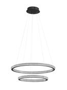 GINEVRA Traic Dimmable Sandy Black Aluminiun &amp; Acrylic LED 54 Watt 230 Volt 3350Lm 3000K IP20 D: 60.5 H: 120 cm Adjustable height &amp; Rotating image