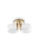 GATLIN Brass Gold Metal &amp; Acrylic LED 21 Watt 230 Volt 950Lm 3000K IP20 D: 44 H: 15.2 cm