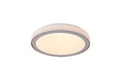 Galactic Round LED Flush - White &amp; Gold image