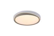 Galactic Round LED Flush - White &amp; Gold image