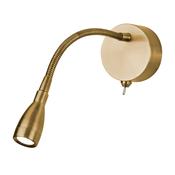 Flexy LED Adjustable Wall Light -Satin Brass image