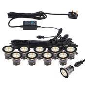 IkonPRO CCT 3000K/4000K 35mm kit black IP67 0.75W cct