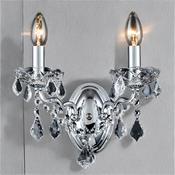 Polished Chrome Toledo Crystal Wall Light image
