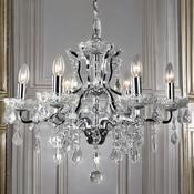 Polished Chrome Toledo Crystal Chandelier image