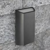 Dark Grey Polycarbonate Corrosion Proof Led Outdoor Wall Light image