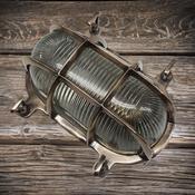 Ip44 Cast Brass Outdoor Bulkhead image