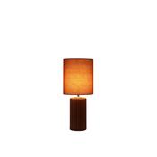 Groove 1Lt Table Lamp, Burnt Orange with matching shade image