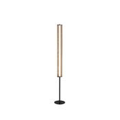 Thread LED Floor Lamp, Gold Mesh and Matt Black Metal image