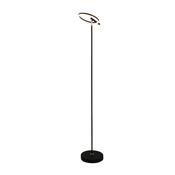 Space LED Floor Lamp, Black Metal image