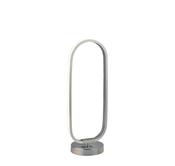 Liner Table Lamp - Chrome Metal &amp; Brushed Aluminium image