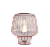 Aria Table Lamp - Pink Ripple Glass image