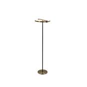 Aerial LED Floor Lamp, Gold and Black Metal image
