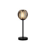 Blossom Table Lamp - Black Metal &amp; Smoked Acrylic Shade image