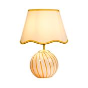 Celine 1Lt Table Lamp, Yellow Striped Glass image