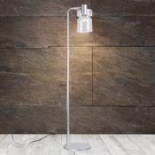 Silver Finish W/ Clear Glass Camden Floor Lamp