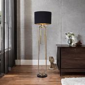 Roberta Matt Brass &amp;Amp; Black Floor Lamp