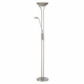 Satin Nickel Led Mother And Child Floor Lamp image