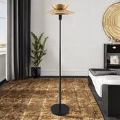 Satin Brass Retro Style Metal Floor Lamp image