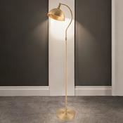 Brushed Brass Swan Floor Lamp image
