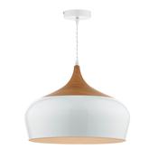 Gaucho 1 Light Pendant White Large image