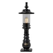 Georgian style pedestal light in cast iron and steel image