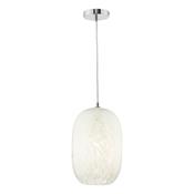 Kari Pendant White Confetti Glass image