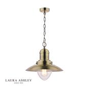 Laura Ashley Corbridge Pendant Antique Brass image